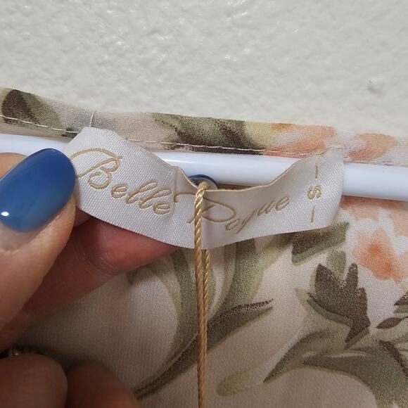 Belle Poque NWT Sm Swimsuit cover w Mini PomPom sleeve n bottom. Boho. Romantic - Picture 4 of 14